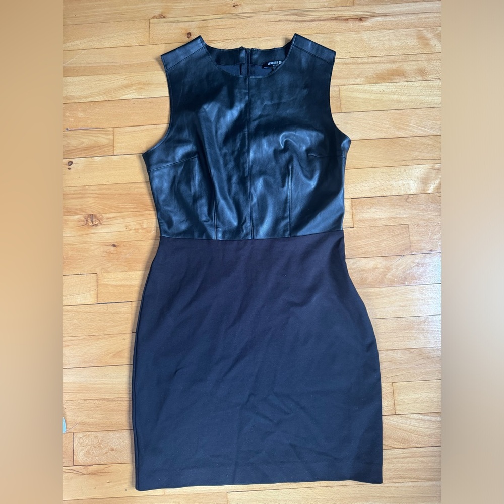 Kenneth Cole Faux Leather Dress